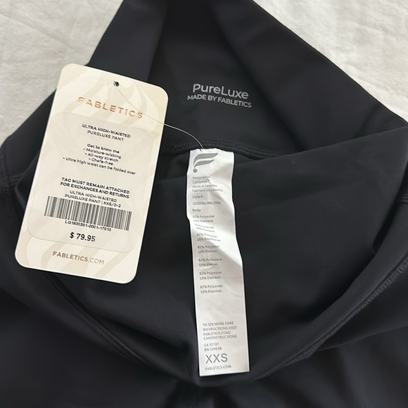 SOLD🌸Fabletics Ultra High Waisted PureLuxe Pant Size XXS NWT - Picture 3 of 9
